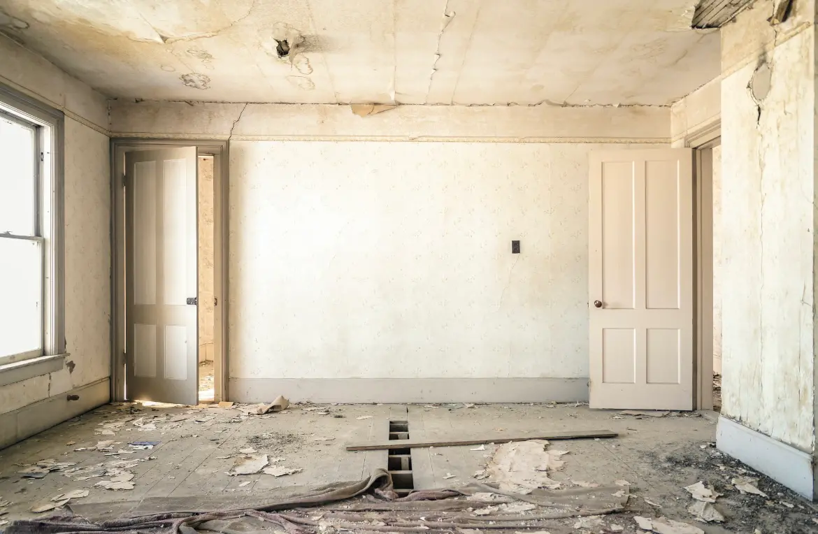 Waste disposal crew managing a cleanout project in Waynesboro